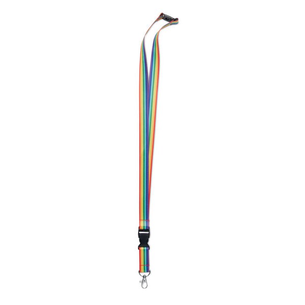 BOWYARD Lanyard  RPET Arco-íris - GiftRetail MO6423
