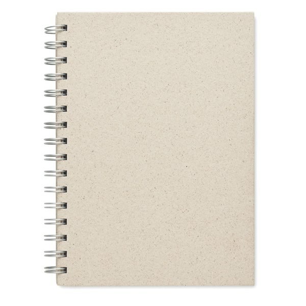 GRASS BOOK Carnet à spirales A5 - GiftRetail MO6541