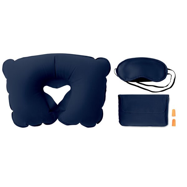 TRAVELPLUS Set mit Kopfkissen, Maske, Ohrenstöpsel - GiftRetail MO7263