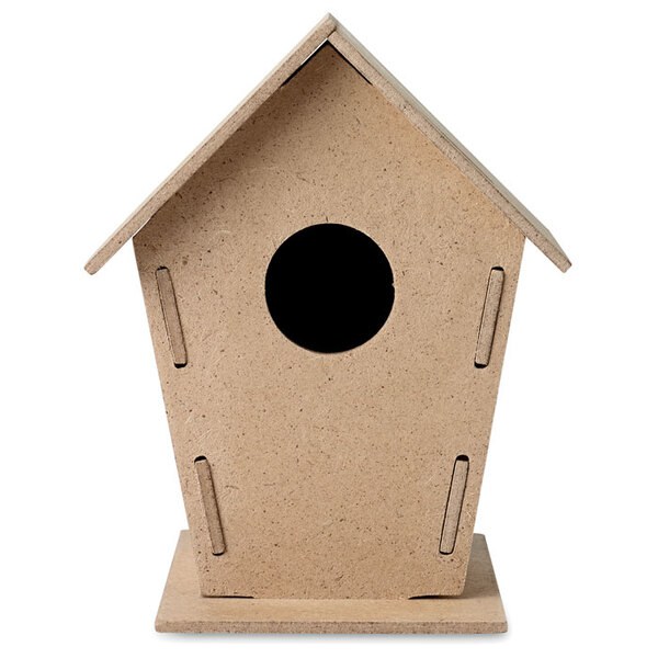 WOOHOUSE Maison d'Oiseaux en Bois à Construire - GiftRetail MO8532