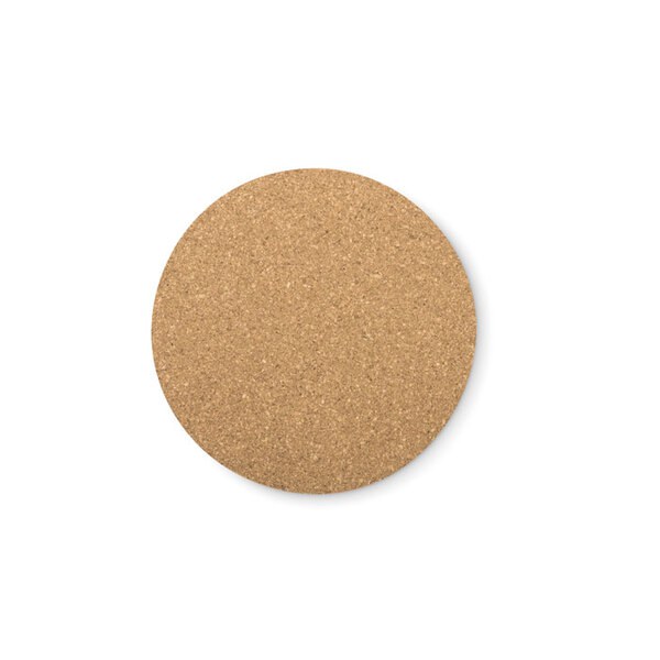 BIERPON Kork Untersetzer rund - GiftRetail MO9298