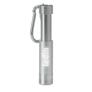 POP LIGHT Porte-clés LED en alu /ABS - GiftRetail MO9381