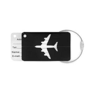 FLY TAG Etiquette à bagage en aluminium - GiftRetail MO9508