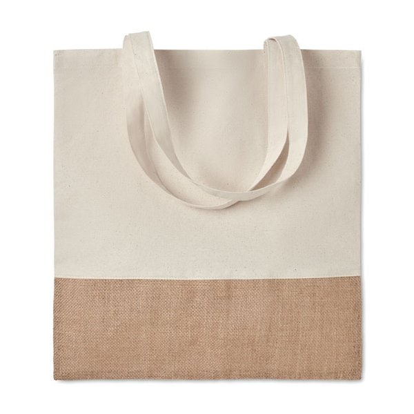 INDIA TOTE Sac à provisions avec jute - GiftRetail MO9518