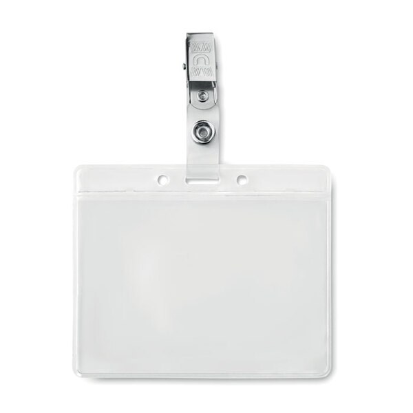 CLIPBADGE Transparente Kartenhülle - GiftRetail MO9642
