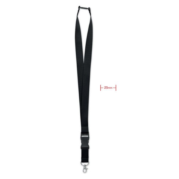 WIDE LANY Tour de cou crochet métal 25mm - GiftRetail MO9661