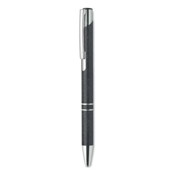 BERN PECAS Stylo poussoir blé paille ABS - GiftRetail MO9762