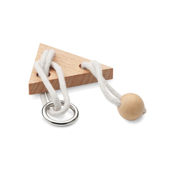 NERVE Geduldsspiel Holz Dreieck - GiftRetail MO6989