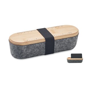 MILE Trousse  en feutre RPET - GiftRetail MO2114