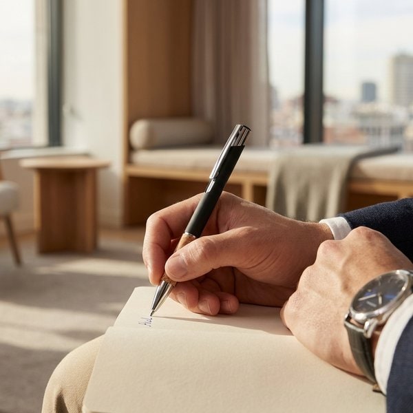 VERIA Stylo en aluminium encre bleue - GiftRetail MO2158