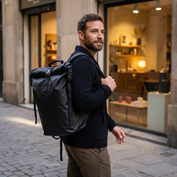 SCUBAROLL Sac à dos enroulable étanche - GiftRetail MO2181
