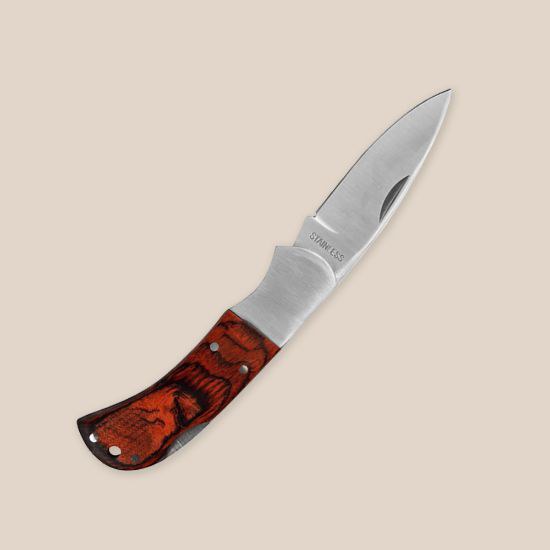 Goya 28347 - Chic Taschenmesser mit Holzgriff und Edelstahlklinge TOP