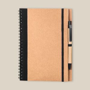 Goya 30108 - A5 Karton Ringbuch mit Stift und Gummiband RECIKLA