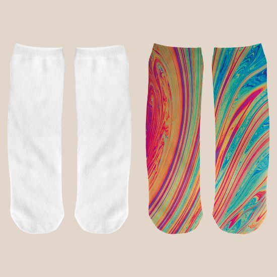 Goya 38040 - Polyester Socke, Einheitsgröße, Vollfarb-Sublimation FOOT
