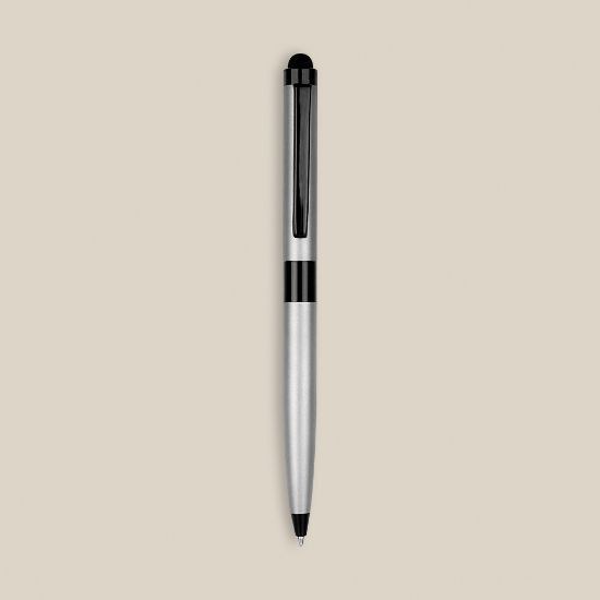 Goya 38513 - Stylo-bille métallique noir avec pointeur FRAC