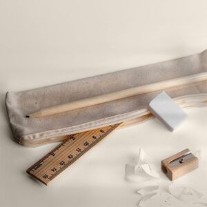 Goya 39011 - Set mit Baumwoll-Etui, Holzstift, Spitzer, Radiergummi und Lineal ENDEMIC