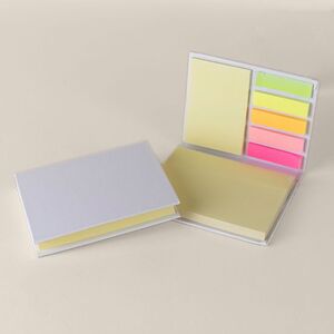 Goya 39022 - Bloc-notes adhésifs couverture rigide blanc OVER