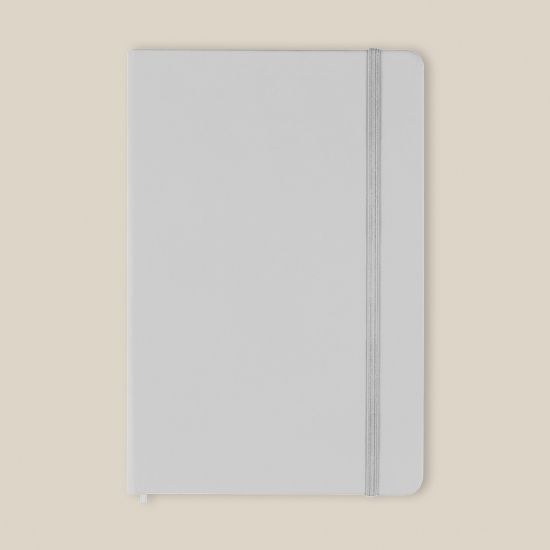 Goya 39567 - A5 Notizbuch mit PU-Cover und Gummiband, 96 cremefarbene Seiten LINED