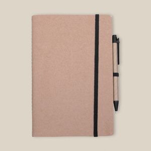 Goya 50031 - Notizbuch mit Kartonhüllen und Elastikband, Stift LOFT