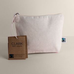 Goya 50609 - Fairtrade Cotton Toilet Bag, 280gsm CLARK