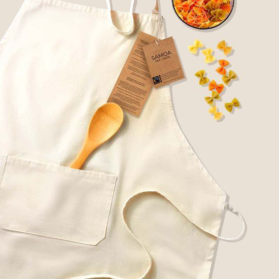 Fairtrade Cotton Apron with Adjustable Closure SAMOA