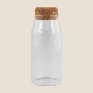 Goya 52019 - Borosilikatflasche mit Korkverschluss LUCENT