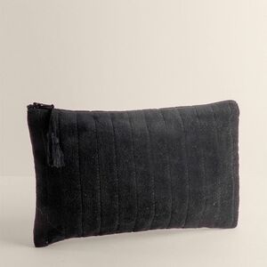 Goya 52562 - Flache Kulturtasche mit Samt-Finish und Ziernähten VOLGA