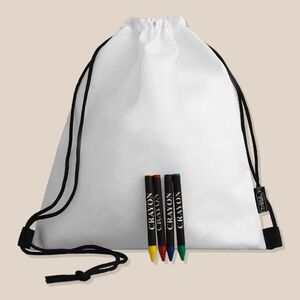 Goya 53040 - RPET Nonwoven Rucksack mit Buntstiftset STROLL