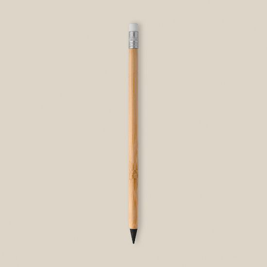 Goya 53046 - Bamboo Pencil with Cap and Eraser INFINITE