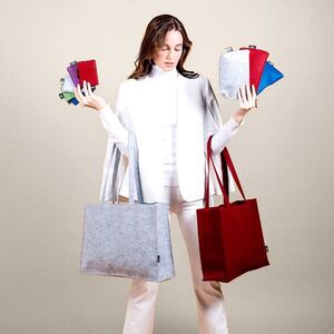 Goya 53525 - Long-Handle 100% RPET Felt Bag COLONEL
