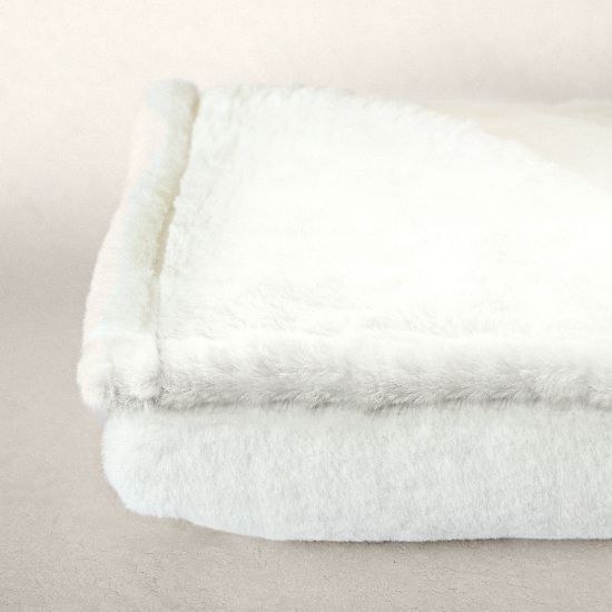 Weiche Decke 500 gr/m² Polyester mit Baumwollband KANIN