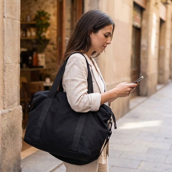 KOPER TOTE Sac weekend  matériau recyclé - GiftRetail MO2306