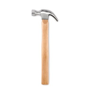 CRACKER Marteau à griffes en bois - GiftRetail MO2276