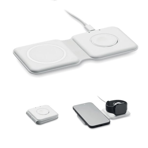 FLIP 2in1 faltbare Ladestation 15W - GiftRetail MO2445