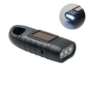 SLUZ Solar-Dynamo-Taschenlampe - GiftRetail MO2540