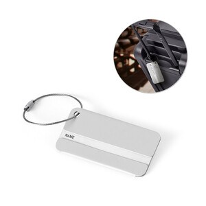 Aluminium luggage tag - Egotier 98111