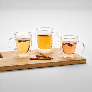 Elbe 220 Tasse Borosilikat Glas 250 ml - Aodaci AMG013
