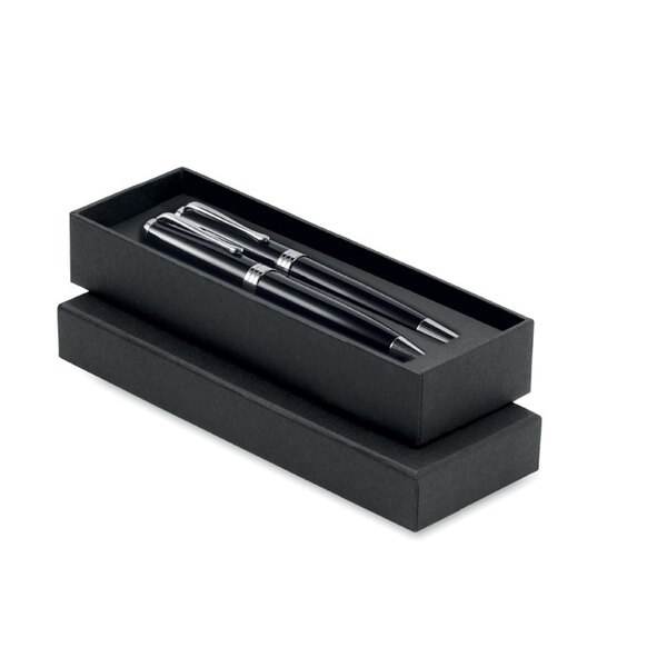LYON SET Set stylo à bille et roller - GiftRetail MO2636