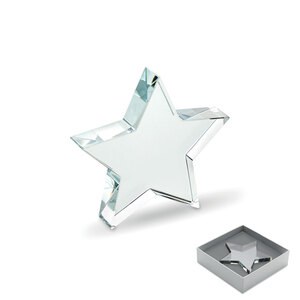STARWARD Trophée en verre Etoile - GiftRetail MO2660
