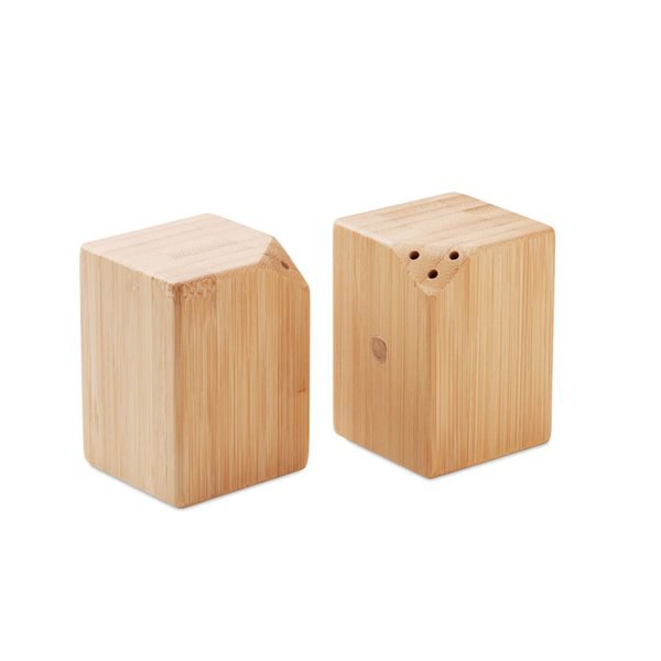 BOTH Set sel et poivre en bambou - GiftRetail MO2771