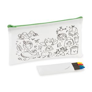 CRAY Trousse 4 crayons de couleur - GiftRetail MO2787