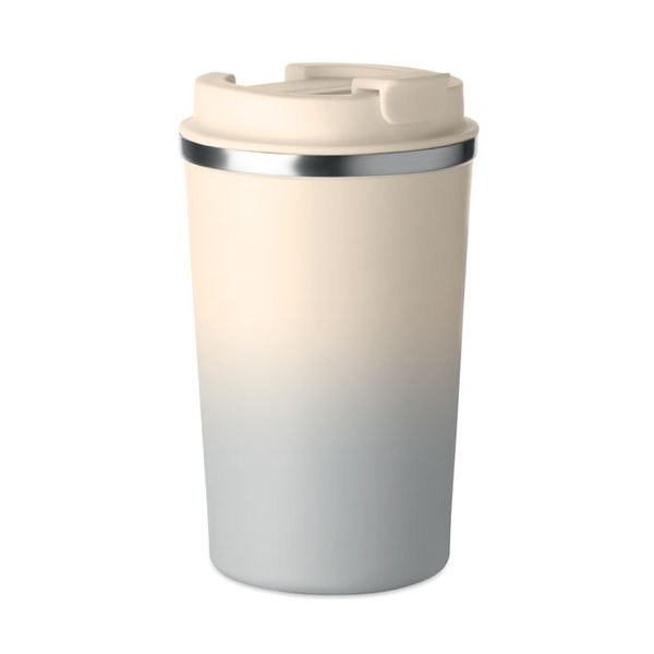 BRACE GRADIENT Doppelwandiger Becher 350 ml - GiftRetail MO2885