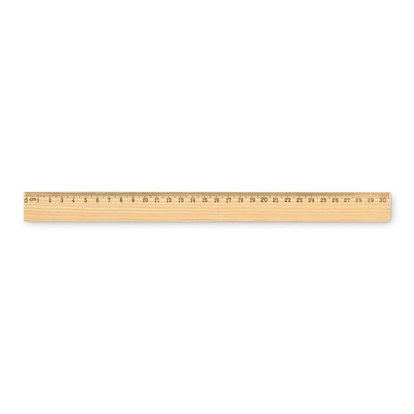 RULER30 Holzlineal 30cm - GiftRetail MO2918