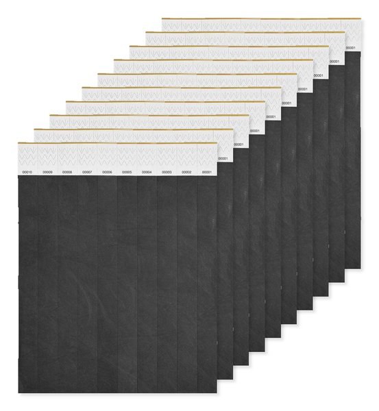Pack de 100 GiftRetail MO8942 - TYVEK Bracelet TYVEK®