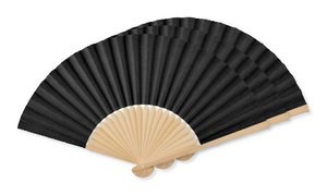 Pack mit 3 GiftRetail MO6828 - FANNY PAPER Eleganter Bambus Handfächer aus Papierstoff