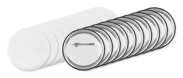 Pack mit 100 GiftRetail MO9330 - PIN Badge Anstecknadel