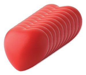 Pack de 10 GiftRetail IT3459 - LOVY Coeur anti-stress
