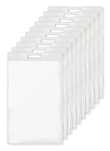 Pack mit 100 GiftRetail MO8600 - BADGO Transparente Kartenhülle