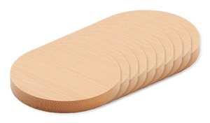 Pack mit 10 GiftRetail MO9926 - DAKAI Untersetzer & Kapselheber