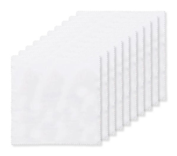 Pack mit 10 GiftRetail MO9902 - RPET CLOTH RPET Reinigungstuch